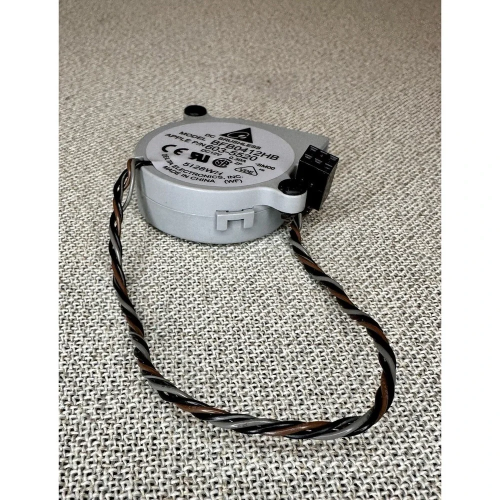 Apple IMAC BFB0412HB Apple P/N 603-5520 DC 12V .30A Genuine Fan #5128WH Delta El